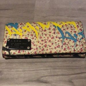 L.A.M.B graffiti wallet
